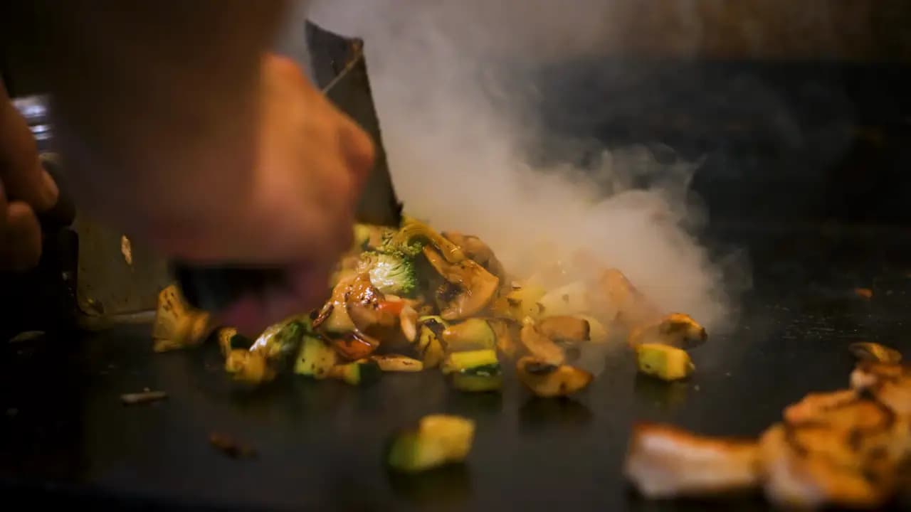 Hibachef live-fire hibachi experience