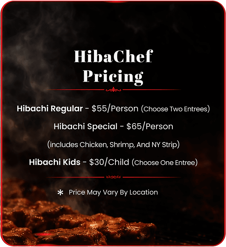 Hibachef menu